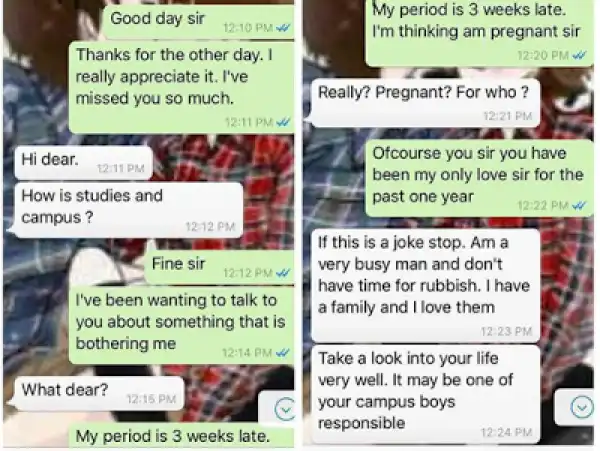 Convo Between A Married Man And His Side Chick